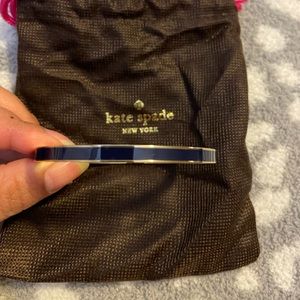 Kate Spade Gold and Navy Bangle
